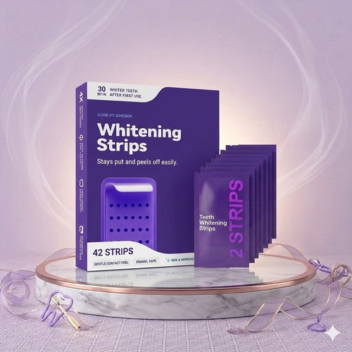 Purple Teeth Whitening Strips